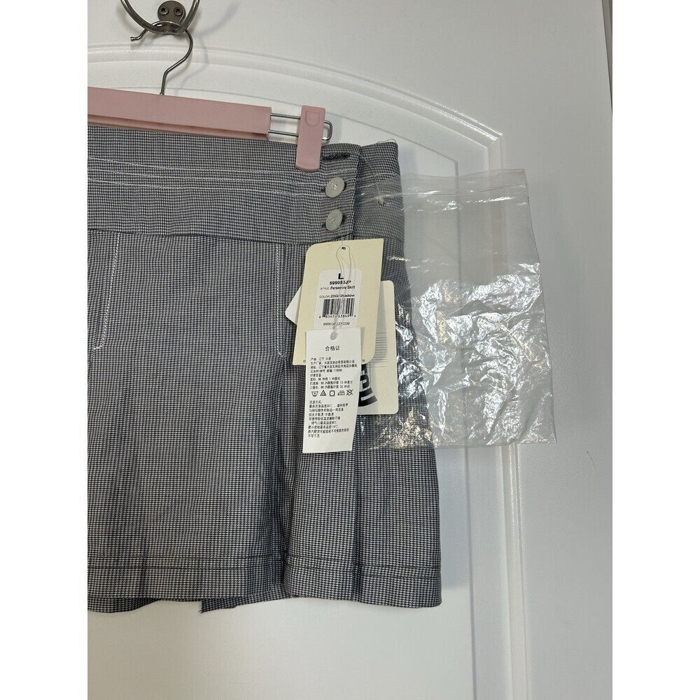 Vintage 90s Y2K Oakley Pleated Plaid Mini Skirt Size L tennis preppy athletic - Picture 5 of 12